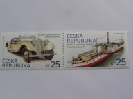 Czechy - historyczne środki lokomocji - Mi. 808-09 ** para
