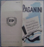 PAGANINI -film prod.angielskiej -program kinowy -lata 40-te