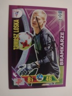 Karta panini autograf Górnik Zabrze sezon 17/18 Tomasz Loska Bramkarze