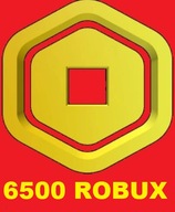 ROBLOX ROBUX 6500 SZTUK 6500RS 6.5K ROBUXÓW ROBUXY GAMEPASS2