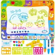 Mata Wodna XXL 120x90 Pisaki Pędzelek Pieczątki Szablony