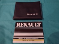 RENAULT 19 Instrukcja książka serwisowa Etui 1989 KOMPLET