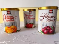 Puszki Metalowe Schwartau Vintage 1997-98 Retro 3 szt Kuchnia Klasyka
