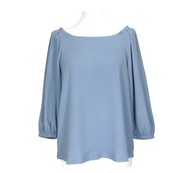 s.OLIVER niebieska luźna bluzka z szerokim rękawem wiskoza 40