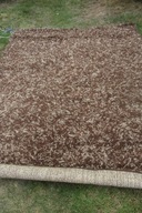 DYWAN SZAGGY BRĄZOWY 210 X160