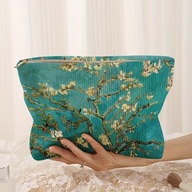 KOSMETYCZKA SASZETKA SZMINKI DROBNE KOSMETYKI ALA PIÓRNIK kwiat