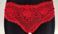 Koronkowe stringi coeur joie WYSOKI STAN Czerwone