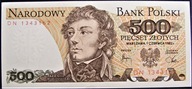Polska bankn.500zł.T.Kościuszko1982 ser.DN UNC