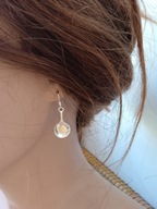 Kolczyki patelnia srebrna dla kucharki