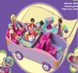 POLLY POCKET 2003 PARTY VAN BUS Polly Place Party On The Go! Playset