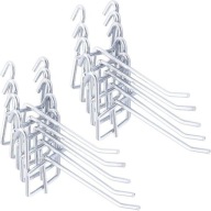 DB152 Haczyki do tablicy perforowanej Pegboard 30 szt 10 cm stal nierdzewna