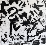 Obraz akrylowy na płótnie 100cmx100cm ABSTRAKCJA2