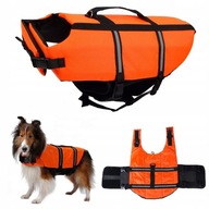 KAMIZELKA RATUNKOWA DLA PSA DO WODY KAPOK DO PŁYWANIA POMARAŃCZOWA XXS