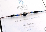Bransoletka Znak Zodiaku PANNA talizman Kamienie naturalne na prezent