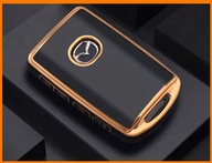 Etui na kluczyk Obudowa Pilota Mazda Premium 3 CX4 CX5 CX-5 CX8 CX-30 Złoto
