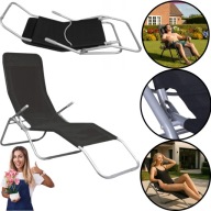 LEŻAK OGRODOWY PLAŻOWY ZERO GRAVITY METALOWY ROZKŁADANY BASENOWY LEKKI
