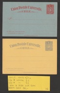 Chile - 2 sztuki Cp * z końca XIX wieku.