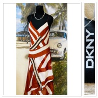 DONNA KARAN nowa koktajlowa sukienka r. M