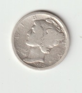 USA 10 centow 1920 srebro 0.900