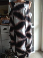 SAVOIR sukienka 116cm biust 20 48 brąz ombre beż