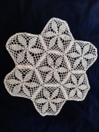 Koronkowa serweta koronka śr 50 cm