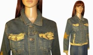 bluza jeans piaskowana PYTHON, L/XL