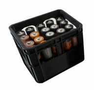 Pojemnik, organizer, skrzynka na baterie, akumulatorki, paluszki AAA 20 szt