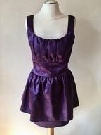 Sukienka koktajlowa z baskinką RARE roz. M/10