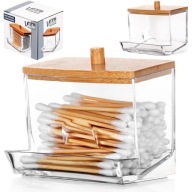 Pojemnik ŁAZIENKOWY organizer na patyczki do uszu kosmetyczne higieniczne