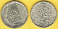 Peru 1 Sol De Oro 2001 r.