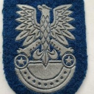 Naszywka orzełek niebieski desant