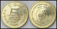 MNB - SRI LANKA 5 Rupii 1995 # ONZ # st 1-