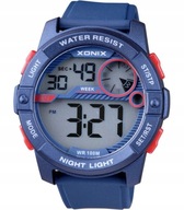 CYFROWY męski młodzieżowy ZEGAREK XONIX CV wodoszczelny duży czytelny