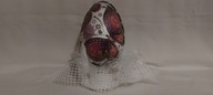 Pisanka jajko 15cm zdobiona ręcznie decoupage DJ7
