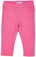 SPODNIE RÓŻOWE LEGGINSY DRESOWE DZIEWCZĘCE DLA DZIEWCZYNKI RÓŻ 74 cm 6/9m+