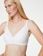 Śliczna markowa bielizna M & S 7027 UK 40D EUR 90D biały 94% cotton