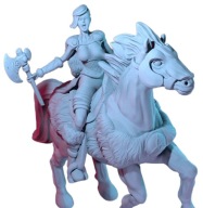 Norse Viking Rider Wiking Jeździec Pinup Fantasy RPG Druk 3D