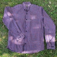 Koszula z długim rękawem krata DRESSMANN 37/38 S