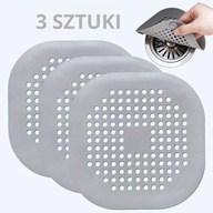 Filtry Zapobiegające Zatykaniu Się Zlewu Odpływu Prysznica 3 SZTUKI
