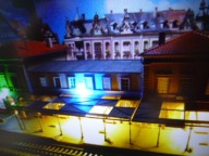 Dworzec Kolejowy 3-segmenty Oświetlony Ledami w H0