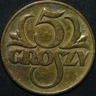 5 groszy 1923 - piękny egzemplarz