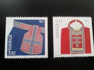 SZWECJA Mi - 1537 - 38 ** STROJE LUDOWE