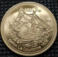 *BASSAS DA INDIA [1321C]*100 Francs 2012 Fr. UNC!!