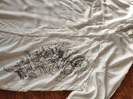 Bluzka koszulowa biała cyrkonie 44