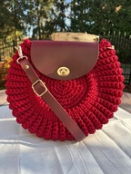 Torebka oreo ręcznie wykonana na szydełku. Na prezent