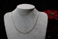 ŁAŃCUSZEK ZE STALI CHIRURGICZNEJ 316L POZŁACANY