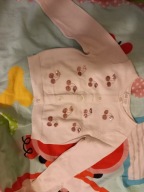 H&M sweterek cekiny wiśnie rozm. 92