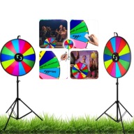 KOŁO FORTUNY 61 CM NA STATYWIE – SUCHOŚCIERALNE KOŁO DO KONKURSÓW I IMPREZ