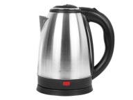 CZAJNIK ELEKTRYCZNY BEZPRZEWODOWY 2000W 1,8L MOCNY STALOWY CICHY SREBRNY