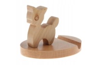 PODSTAWKA DREWNIANA POD TELEFON UCHWYT STOJAK